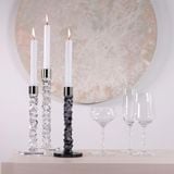  Set 2 chân nến Carat anthracite 24.2cm 