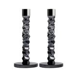  Set 2 chân nến Carat anthracite 24.2cm 