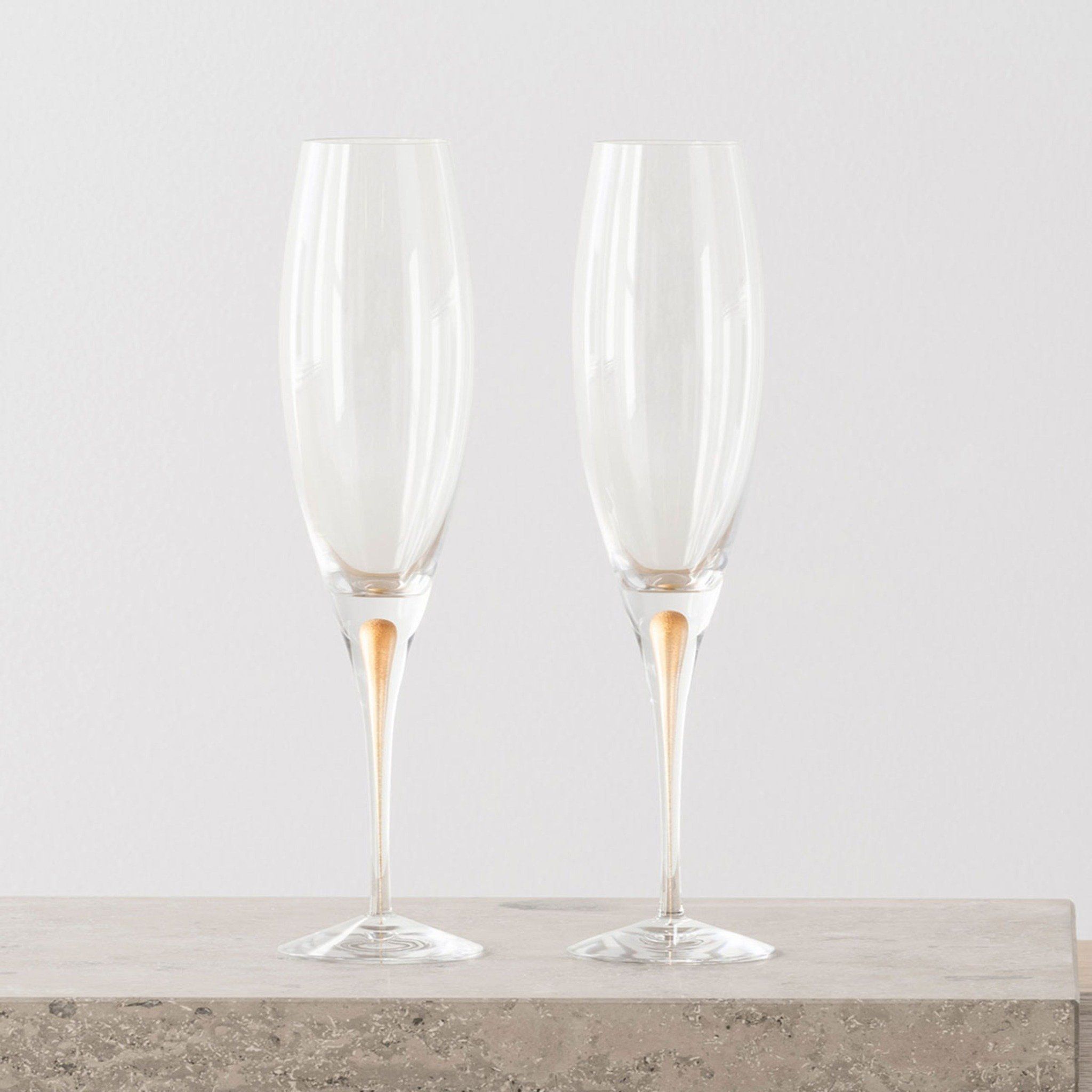  Set 2 ly champagne Intermezzo gold 260ml 