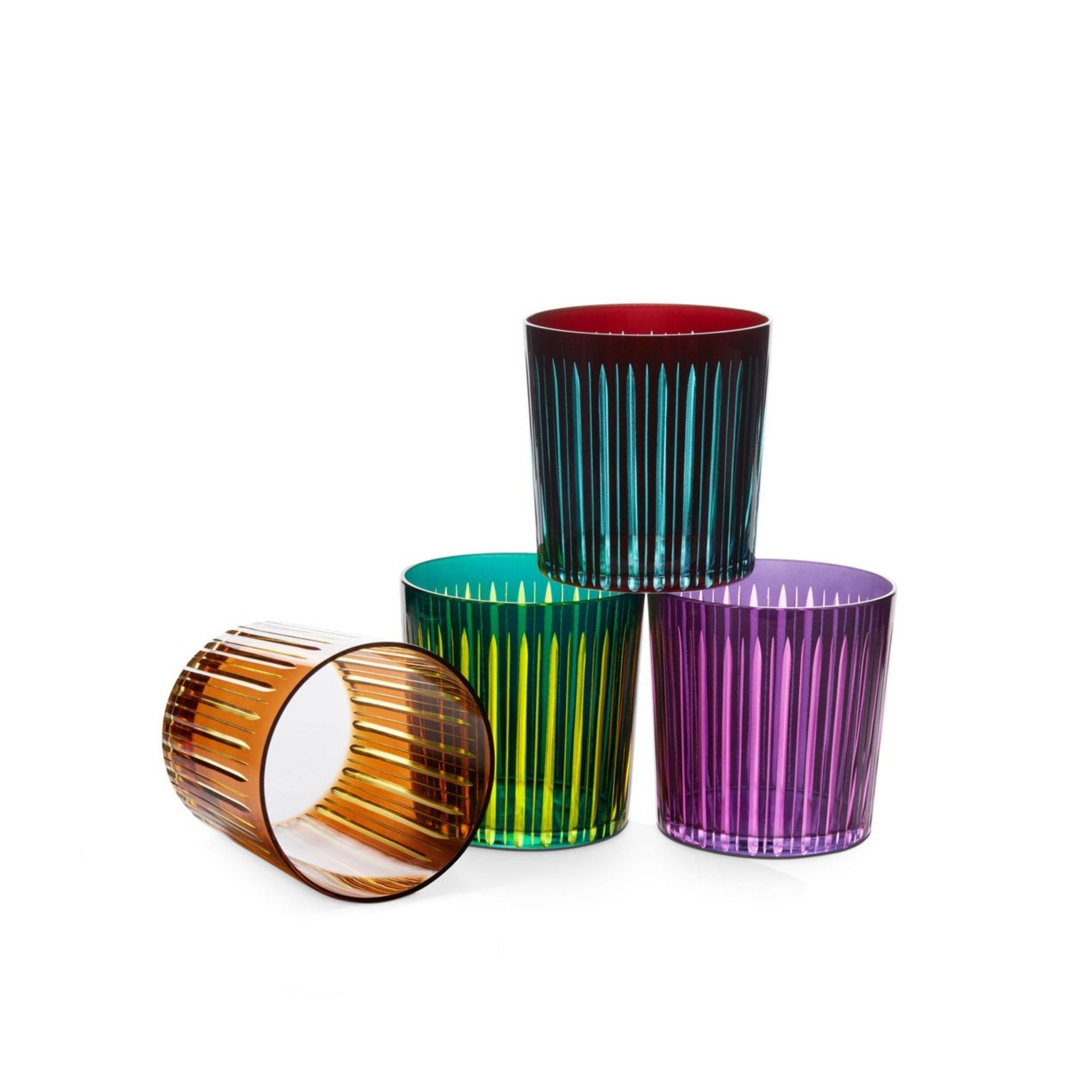  Set 4 cốc nhiều màu Prism L'objet 
