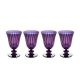  Set 4 ly vang trắng Prism Tím L'objet 