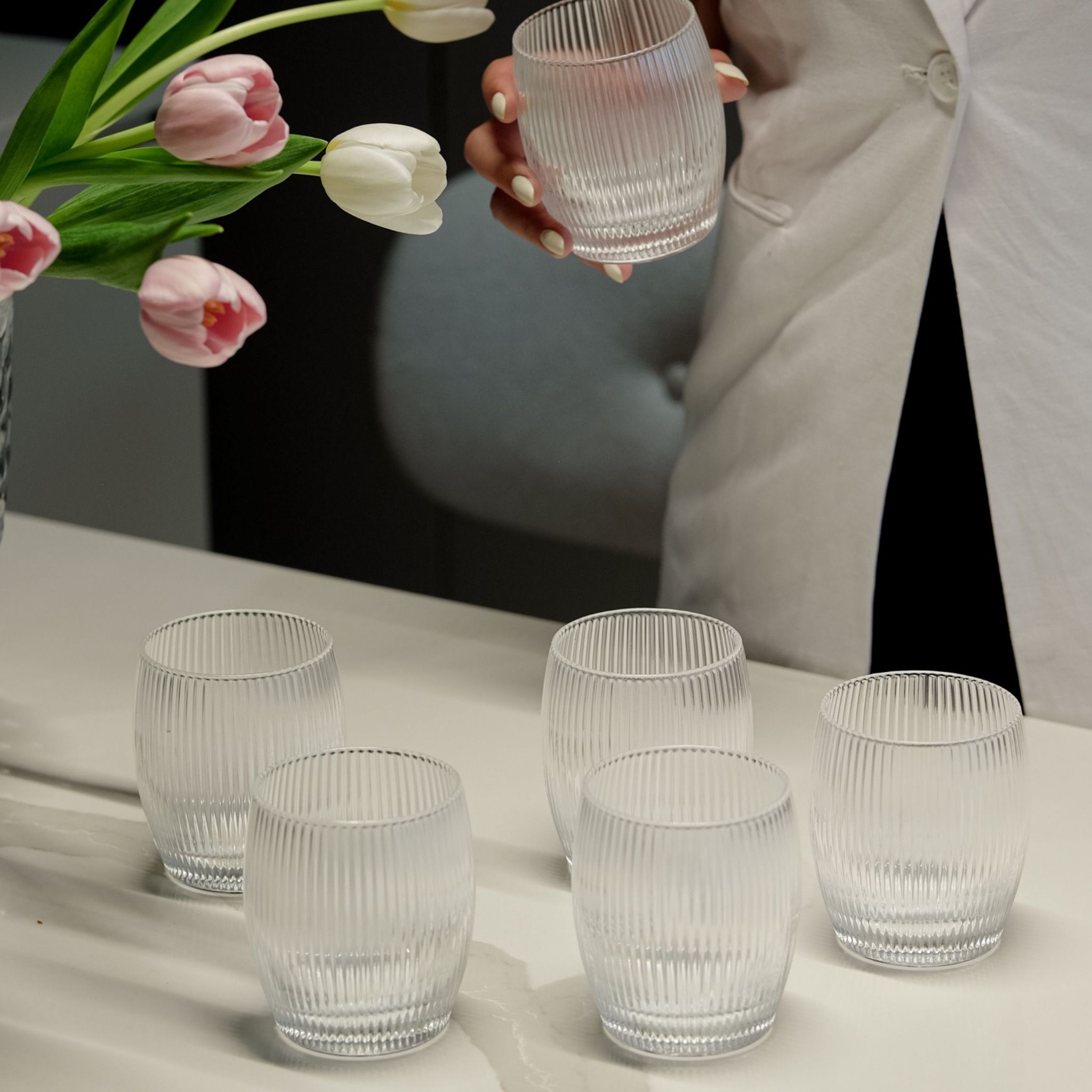  Set 6 cốc Gluglu Clear 
