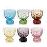  Set 6 cốc kem Vintage Assorted Colors 390ml 