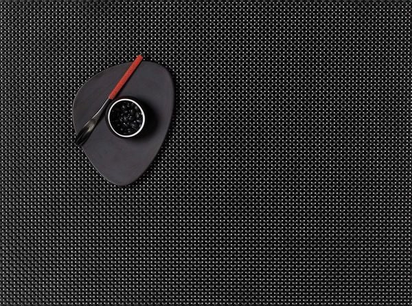  Tấm lót bàn ăn Basketweave Black Chilewich 