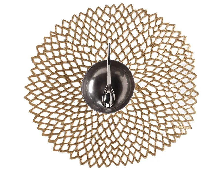  Tấm lót bàn ăn Pressed Dahlia Brass Chilewich 
