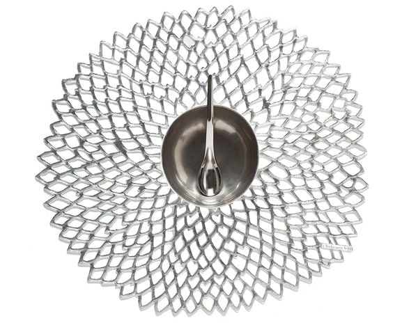  Tấm lót bàn ăn Pressed Dahlia Silver Chilewich 