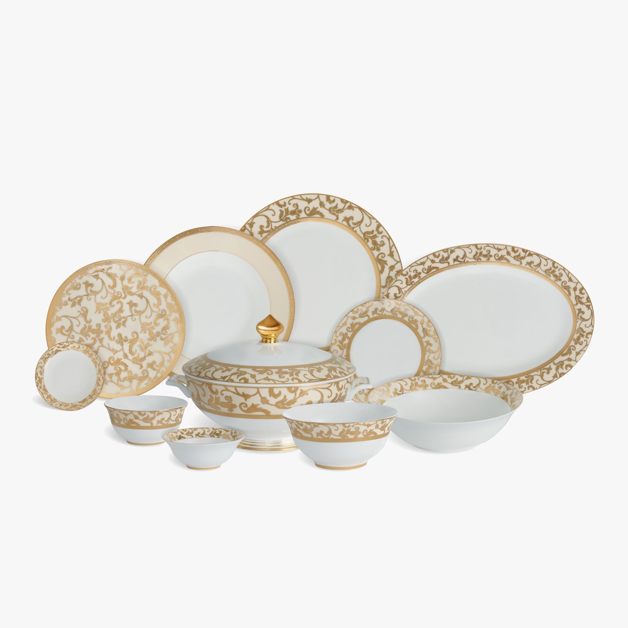  Set đồ ăn 41 món Gold HarlequinSpedona 