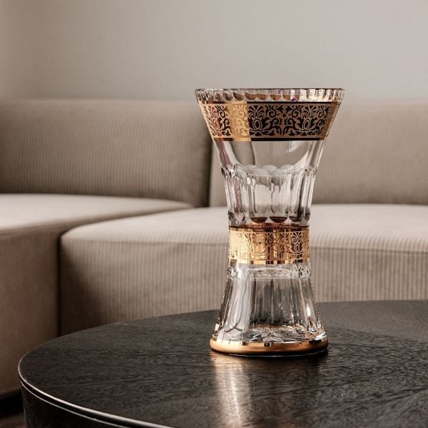  Lọ hoa bó mạ khảm vàng Romantic 30.5cm 