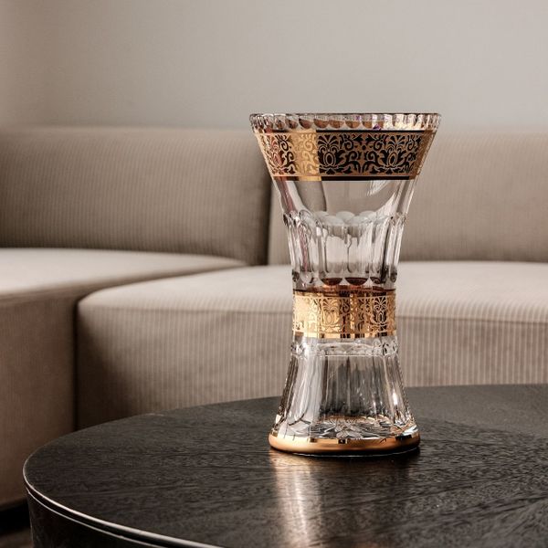  Lọ hoa bó mạ khảm vàng Romantic 35.5cm 