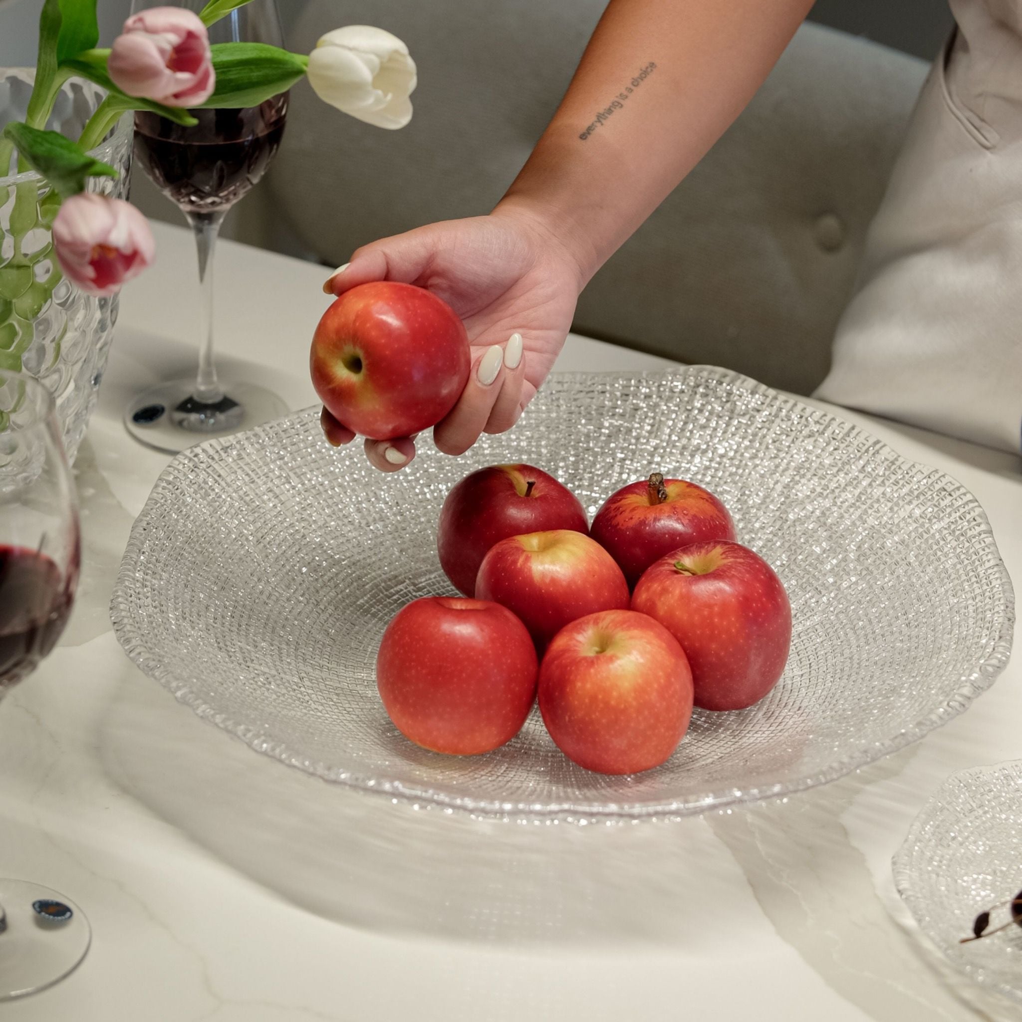  Tô sâu lòng pha lê Diamante 33cm 