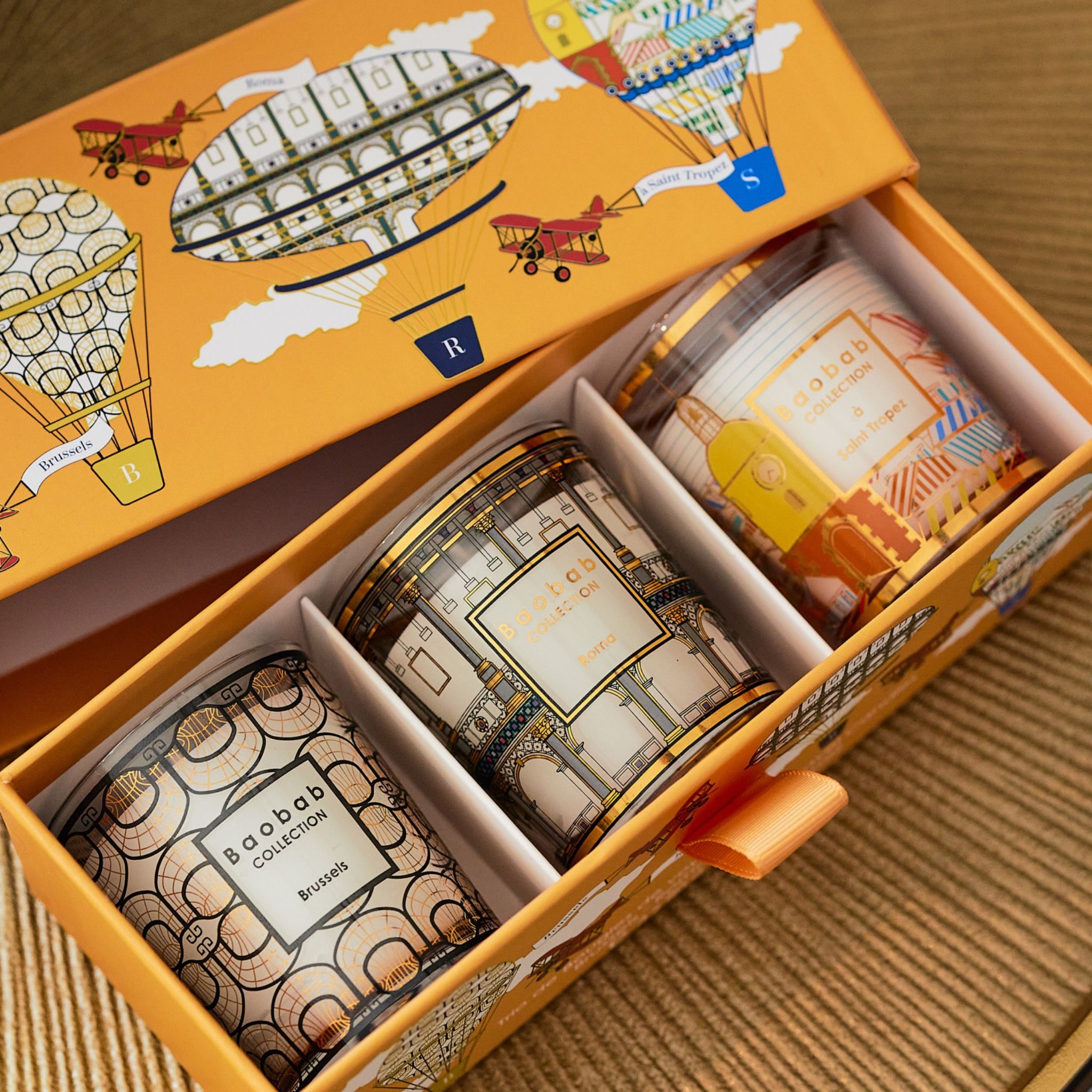  Set nến thơm My First Baobab Brussels-Roma-A-Saint-Tropez Baobab 