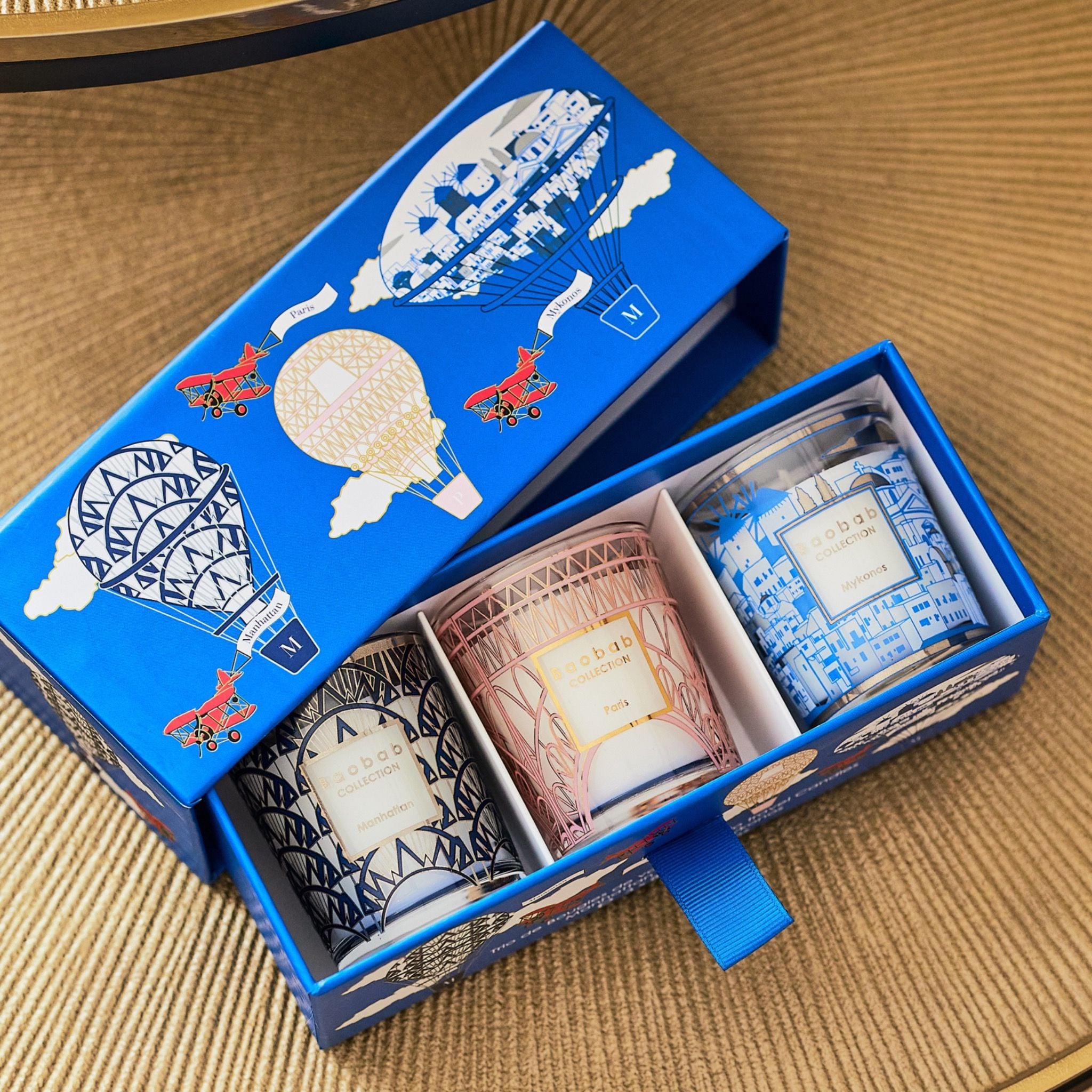  Set nến thơm My First Baobab Manhattan-Paris-Mykonos Baobab 