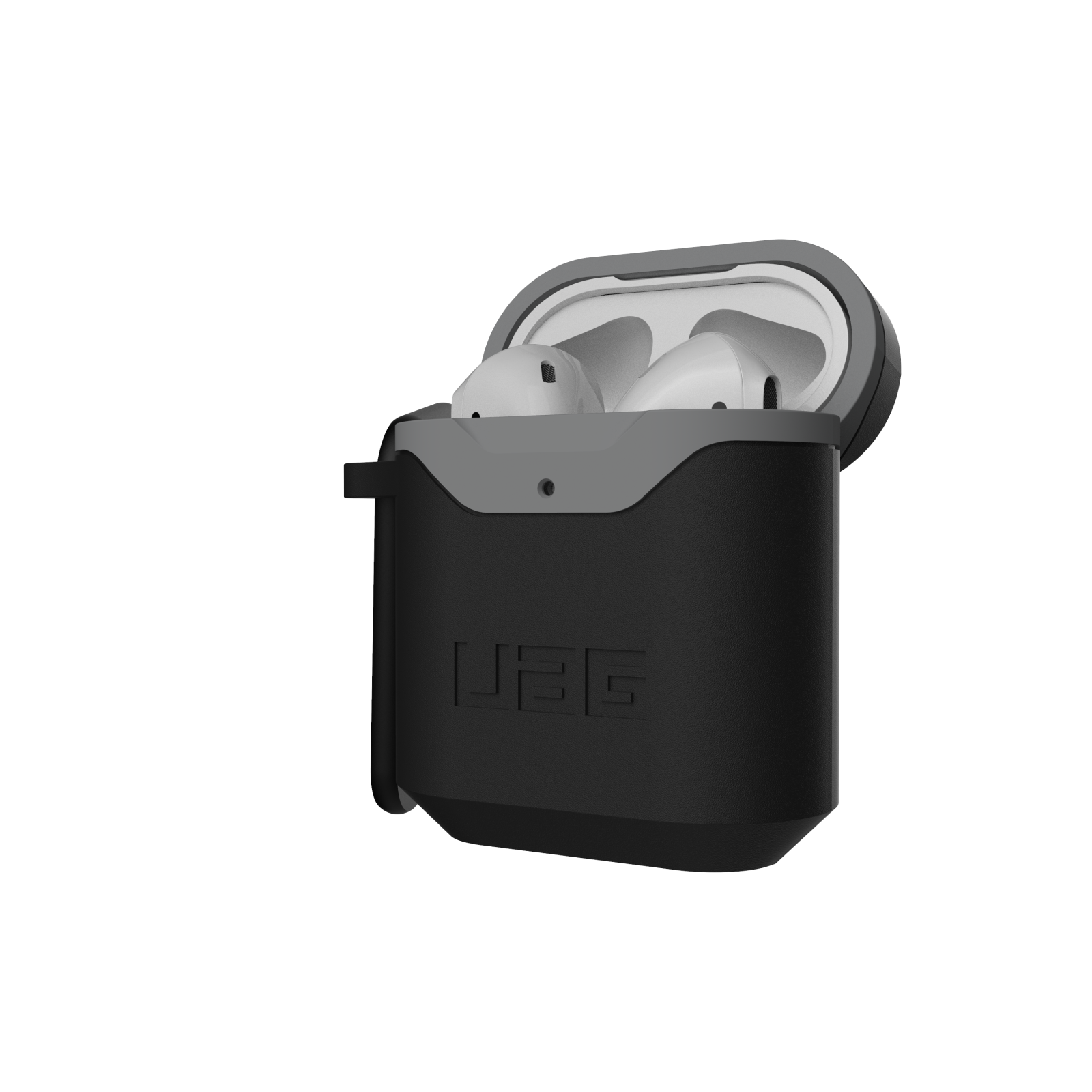  ỐP NHỰA CỨNG UAG HARD CASE V2 CHO AIRPODS GEN 1/2 - Black/Silver 