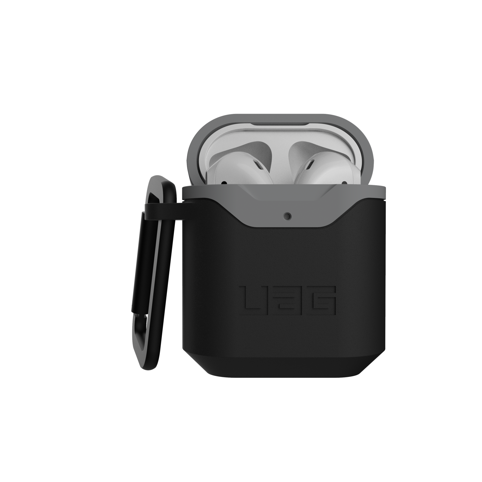  ỐP NHỰA CỨNG UAG HARD CASE V2 CHO AIRPODS GEN 1/2 - Black/Silver 