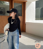  AT140 -  Áo thun trơn tay dài chất mịn 