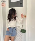  AT140 -  Áo thun trơn tay dài chất mịn 