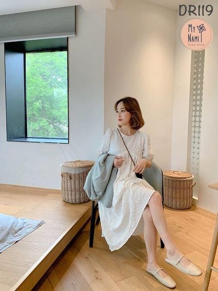  DR119 - VÁY MẸ VÀ BÉ 