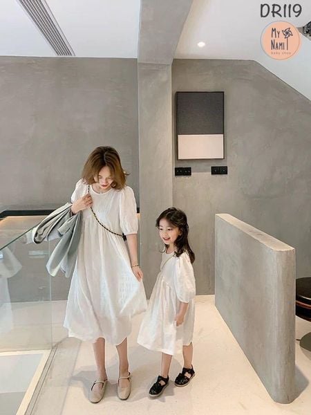  DR119 - VÁY MẸ VÀ BÉ 