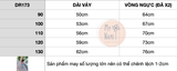  DR173 - Váy xanh dương cổ hồng 