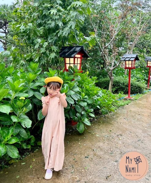  DRB182 - Jumpsuit ống rộng 
