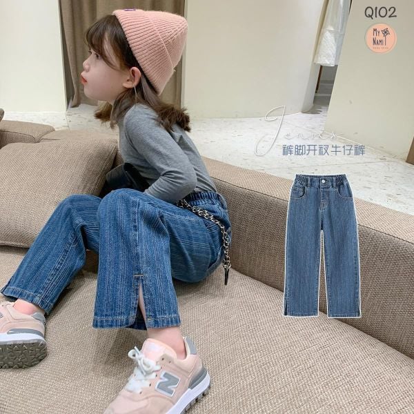  Quần jean dài vải gân sọc Q102 