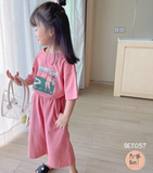  SET057 - Bộ thun tay ngắn quần dài 