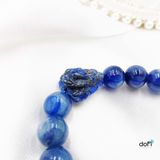  VÒNG ĐÁ KYANITE PHỐI THIỀM THỪ LAPIS LAZULI 