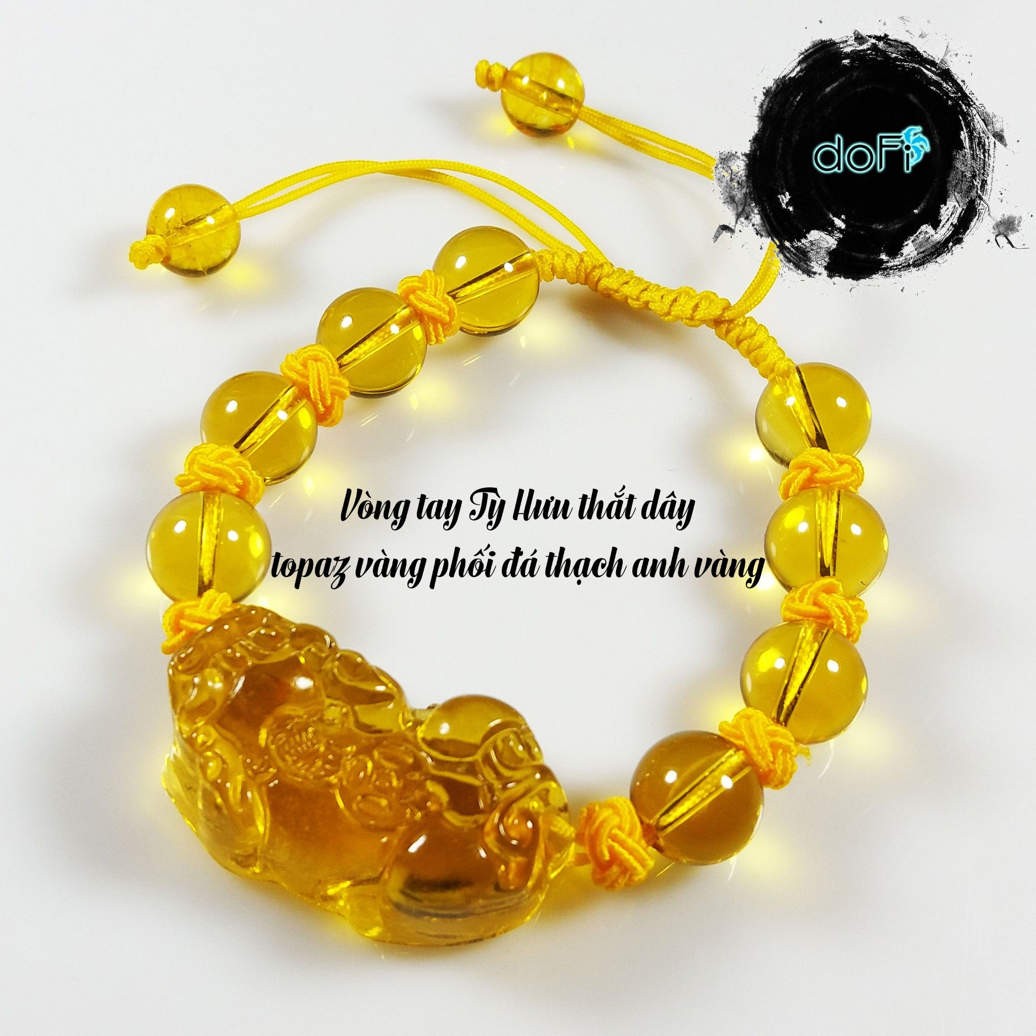  VÒNG TỲ HƯU THẮT DÂY - TOPAZ 