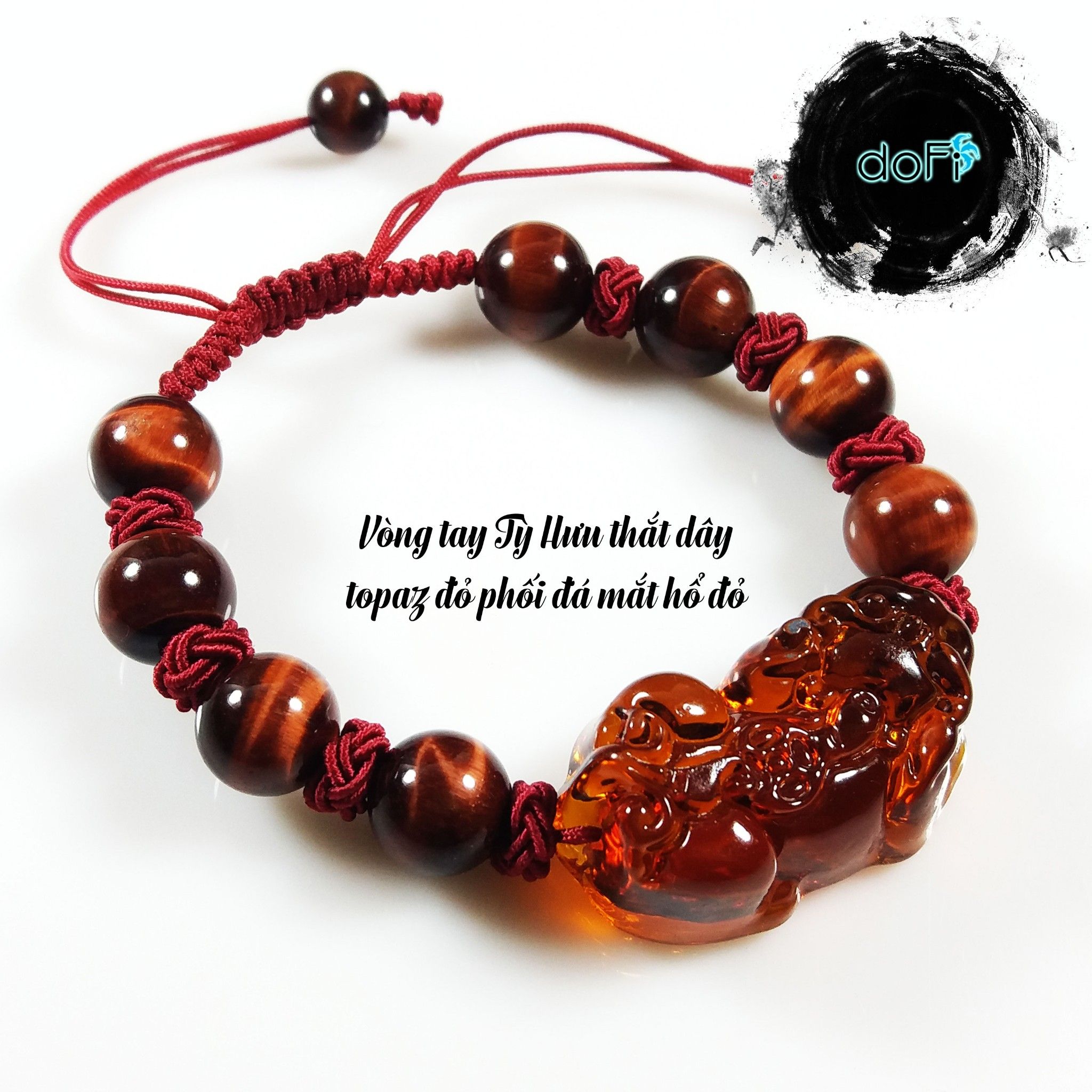  VÒNG TỲ HƯU THẮT DÂY - TOPAZ 