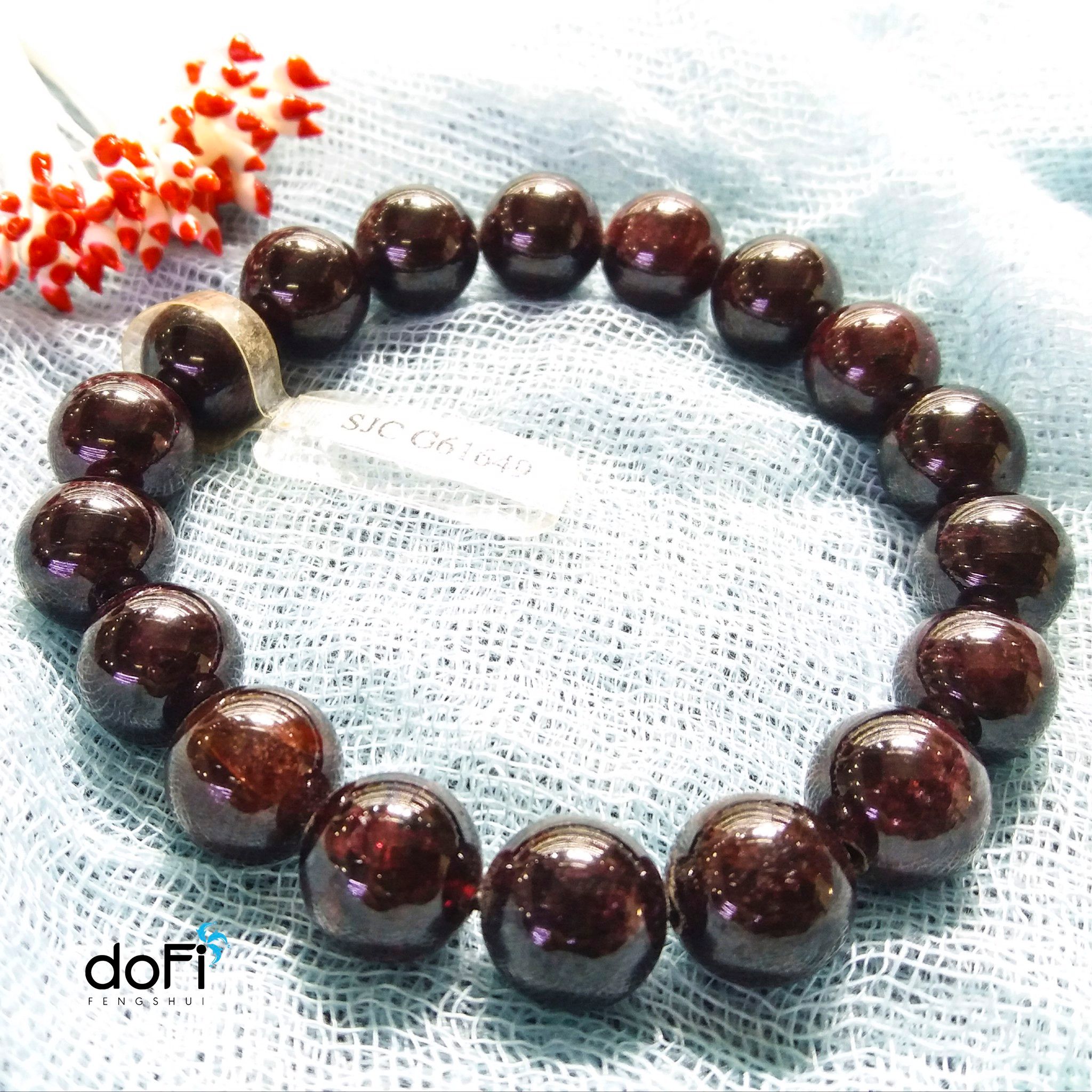  VÒNG ĐÁ GARNET LỰU ĐỎ KIỂM ĐỊNH SBJ 