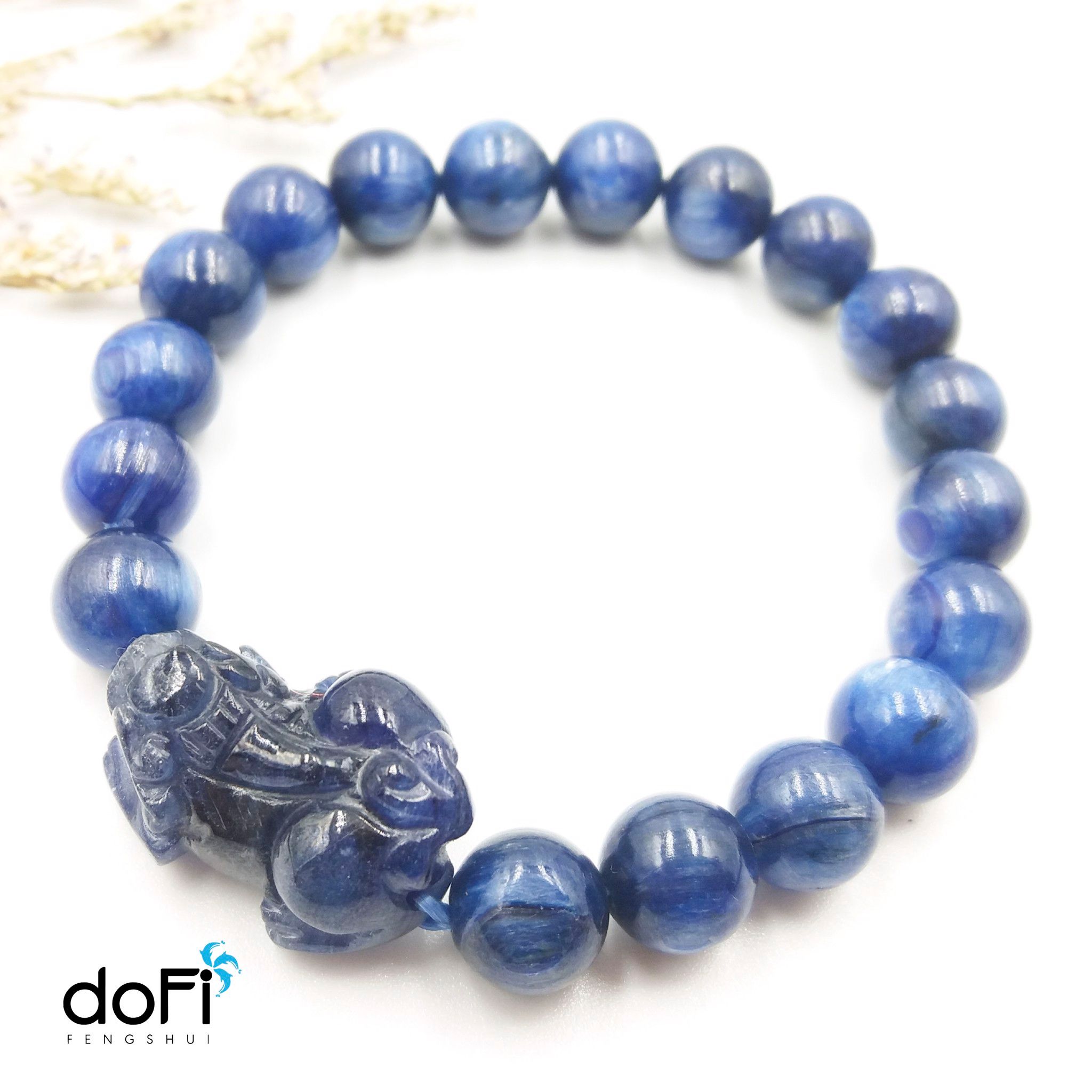  VÒNG ĐÁ KYANITE PHỐI VỚI TỲ HƯU SODALITE 