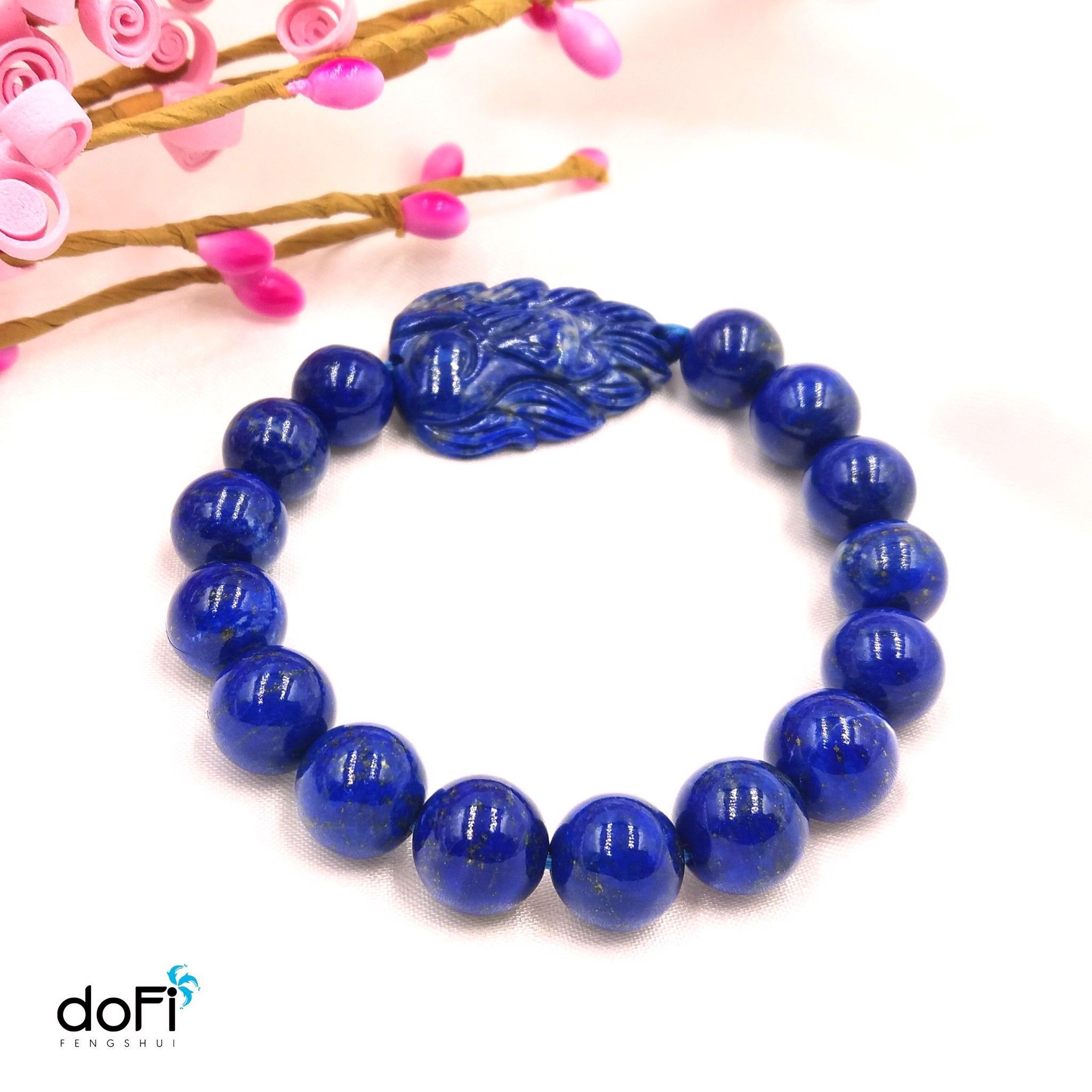  VÒNG CỬU VỸ HỒ LY ĐÁ LAPIS LAZULI 