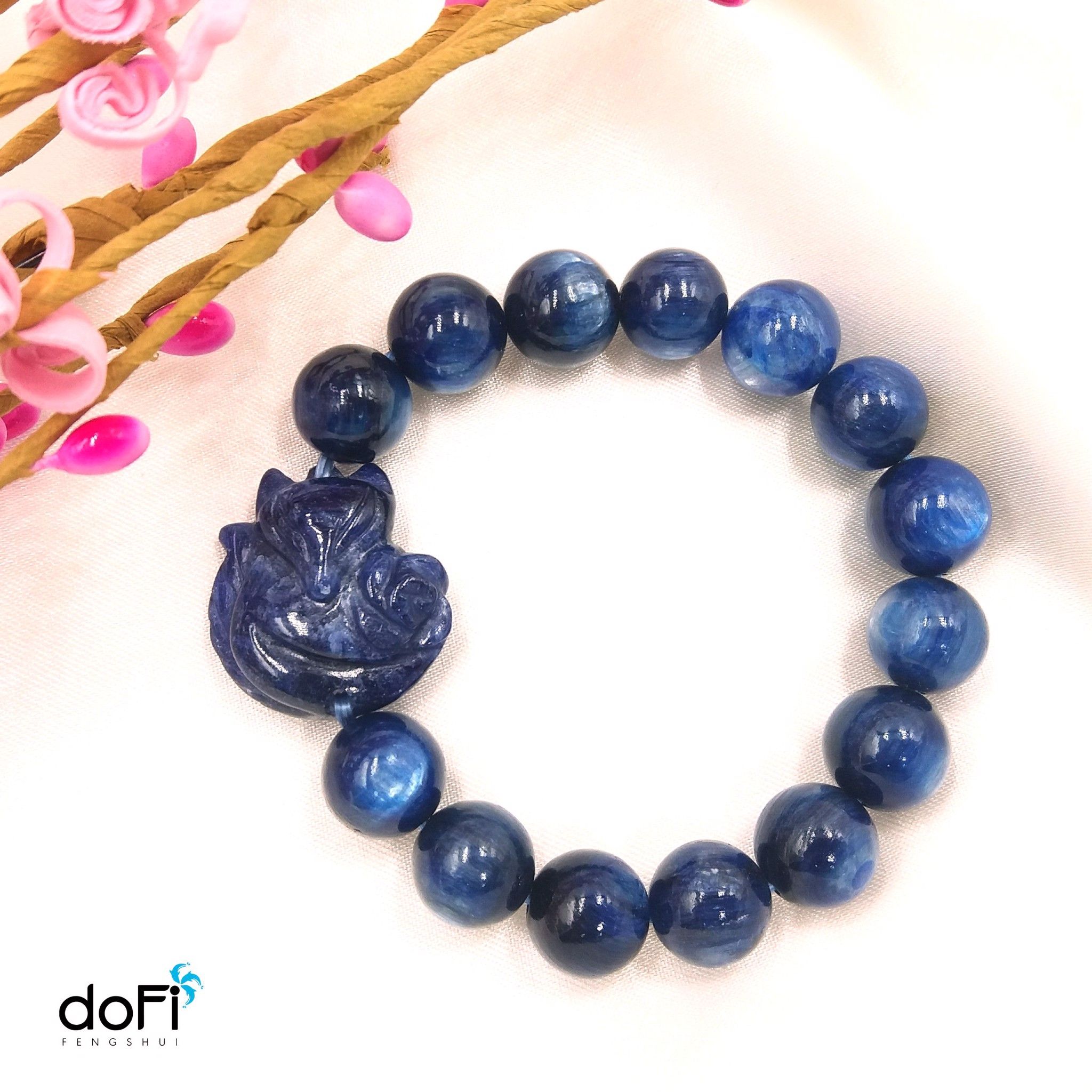  VÒNG ĐÁ KYANITE PHỐI HỒ LY ĐÁ SODALITE 