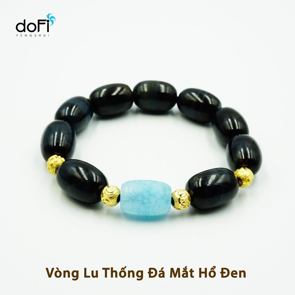  VÒNG LU THỐNG MẮT HỔ ĐEN PHỐI LU THỐNG AQUAMARINE 