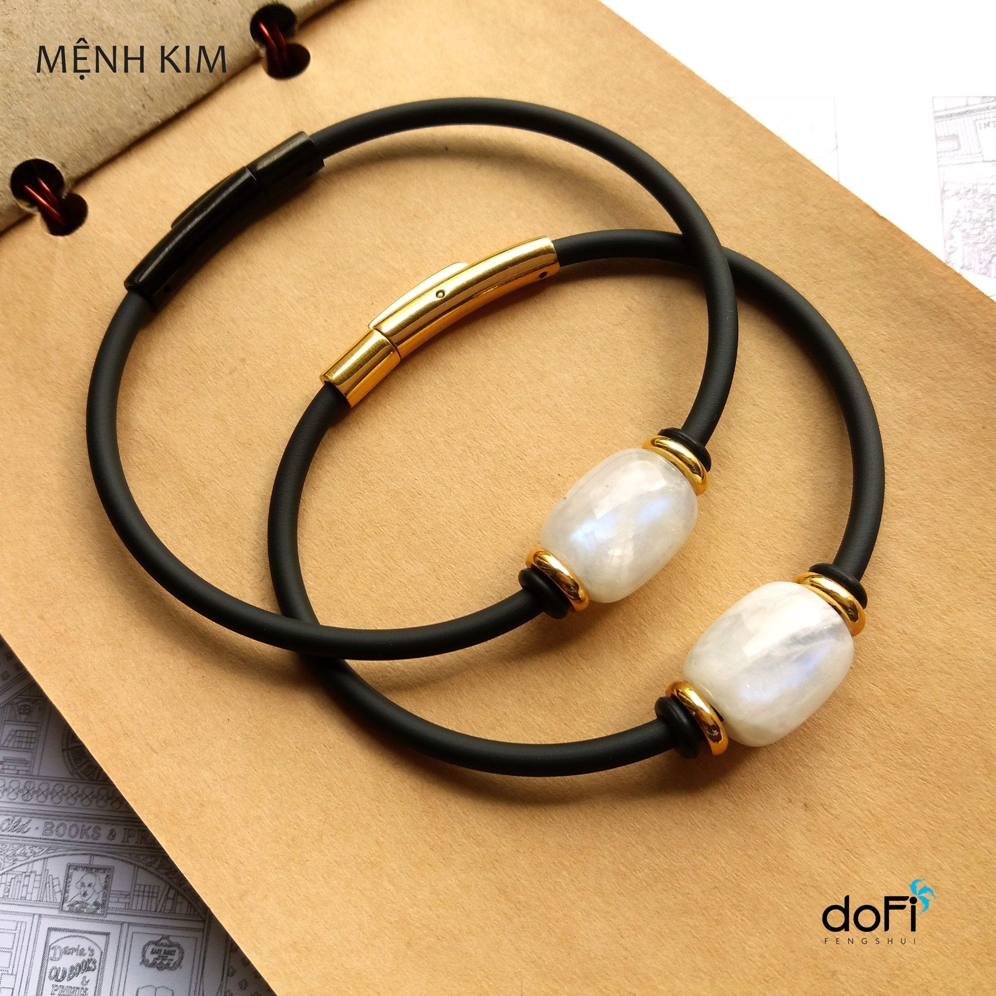  VÒNG LU THỐNG BẦU CÓ KHÓA - ĐÁ MẶT TRĂNG (MOONSTONE) 