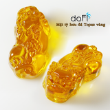  MẶT DÂY TỲ HƯU ĐÁ TIÊU CHUẨN - TOPAZ SIZE M 