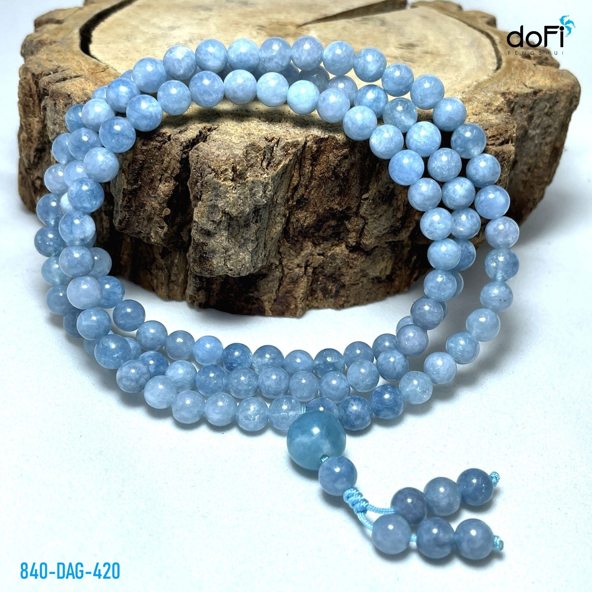  TRÀNG HẠT ĐÁ AQUAMARINE 6 LI 