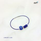  Vòng Tay Túi Tiền Đá Kyanite Phối Ngũ Lộc Đá Lapis 