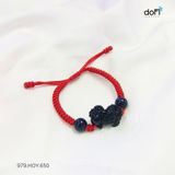  Vòng Tỳ Hưu Thắt Dây - Đá Đen Onyx 