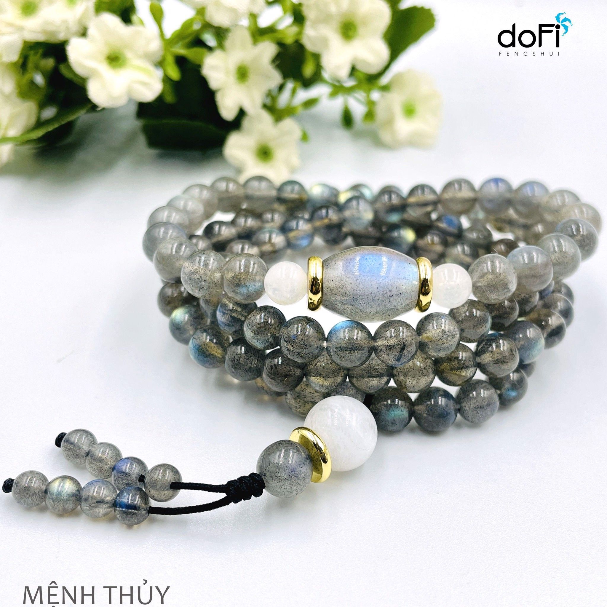  TRÀNG HẠT ĐÁ XÀ CỪ (LABRADORITE) PHỐI LU THỐNG 