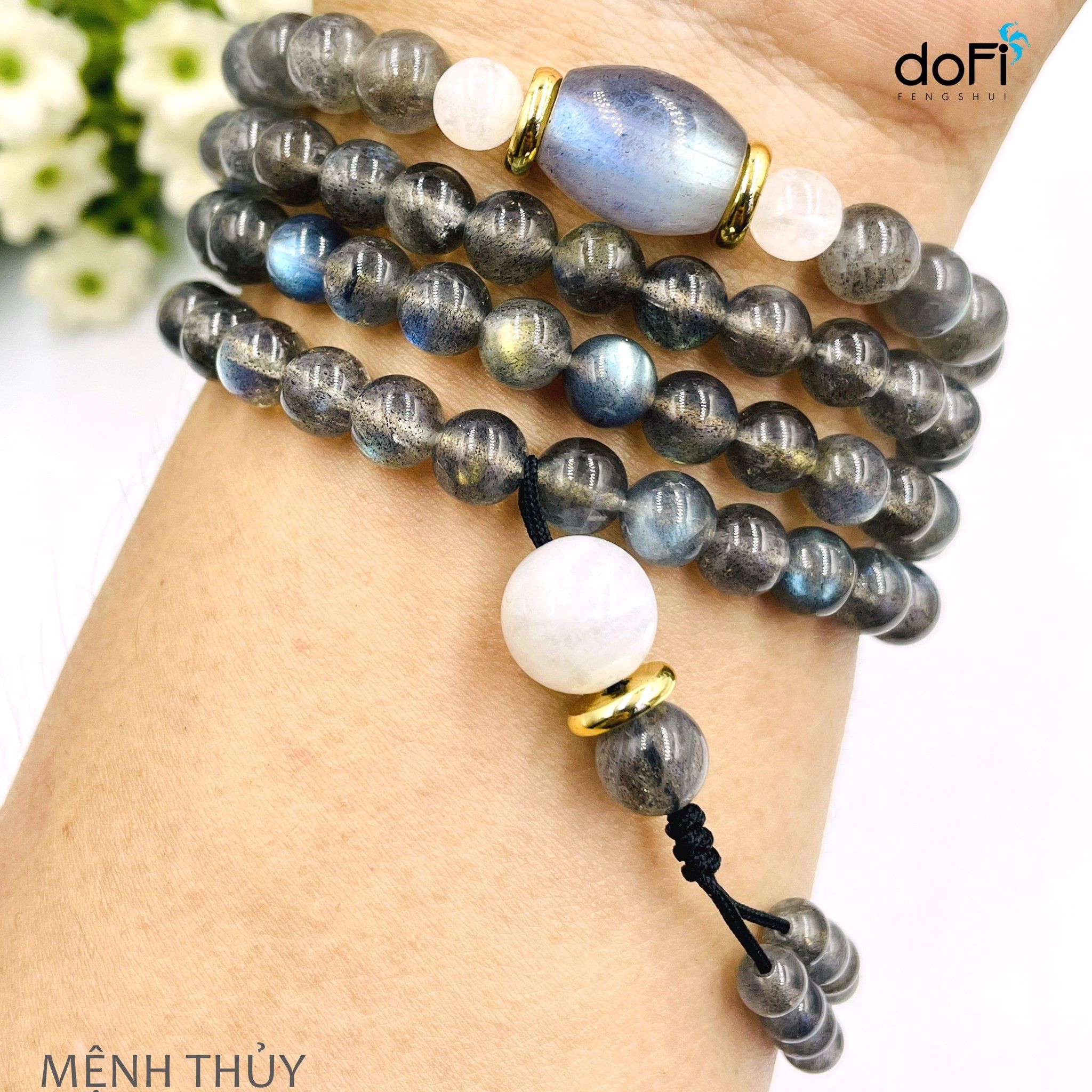  TRÀNG HẠT ĐÁ XÀ CỪ (LABRADORITE) PHỐI LU THỐNG 