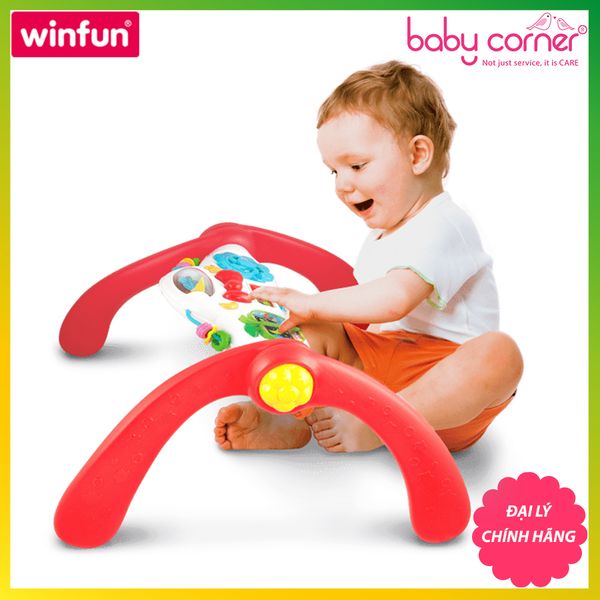  Đồ Chơi Trẻ Em Kệ Chữ A WINFUN 3 Chức Năng, Có Nhạc 0822 