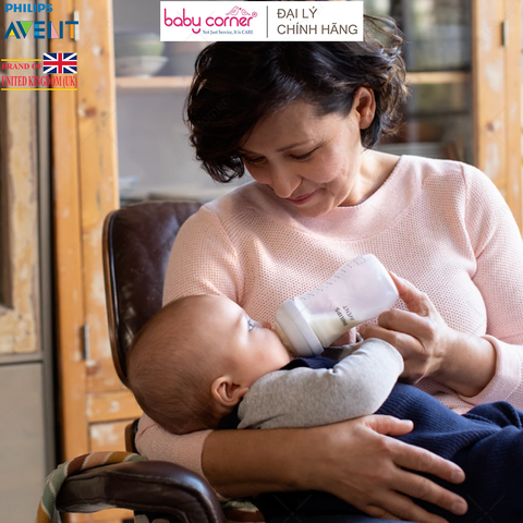  Bình Sữa Mô Phỏng Tự Nhiên (Mẫu Mới) Nhựa PP Philips Avent, 260ML, Cho Bé Từ 1 Tháng Tuổi 