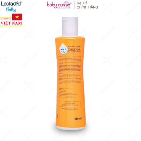  Sữa Tắm Gội Hằng Ngày Cho Bé Lactacyd Active Play 