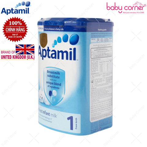  Sữa Bột Aptamil First Infant Số 1, 0-6 tháng, 900g 