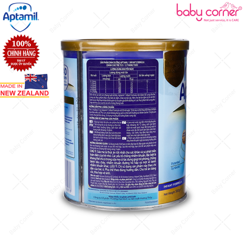  Sữa Bột Aptamil New Zealand Infant Formula Số 1, 380g, bé 0-12 tháng 