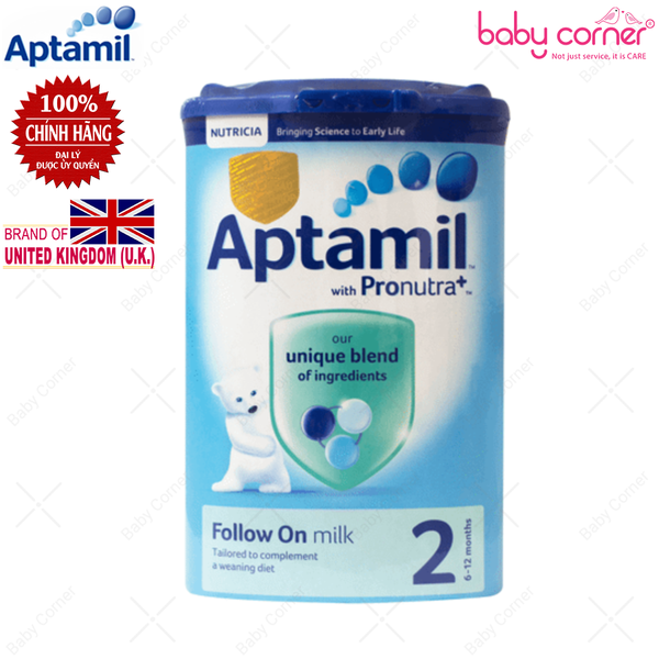  Sữa Aptamil 2 Follow up cho trẻ từ 6-12 tháng (Hộp 900g) 