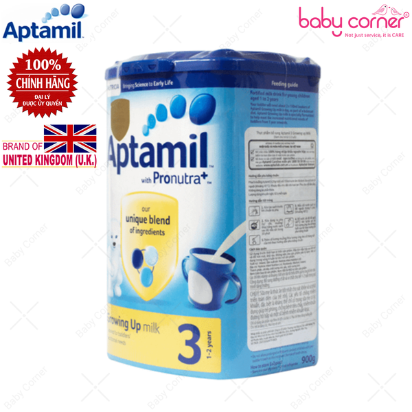  Sữa Bột Aptamil Pronutra Số 3 cho trẻ từ 1-2 tuổi (Hộp 900g) 