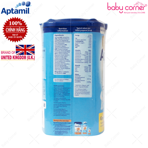  Sữa Bột Aptamil Pronutra Số 3 cho trẻ từ 1-2 tuổi (Hộp 900g) 