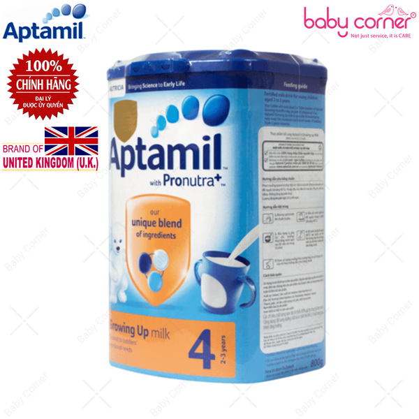  Sữa Bột Aptamil Số 4, 900g, cho trẻ từ 2-3 tuổi 